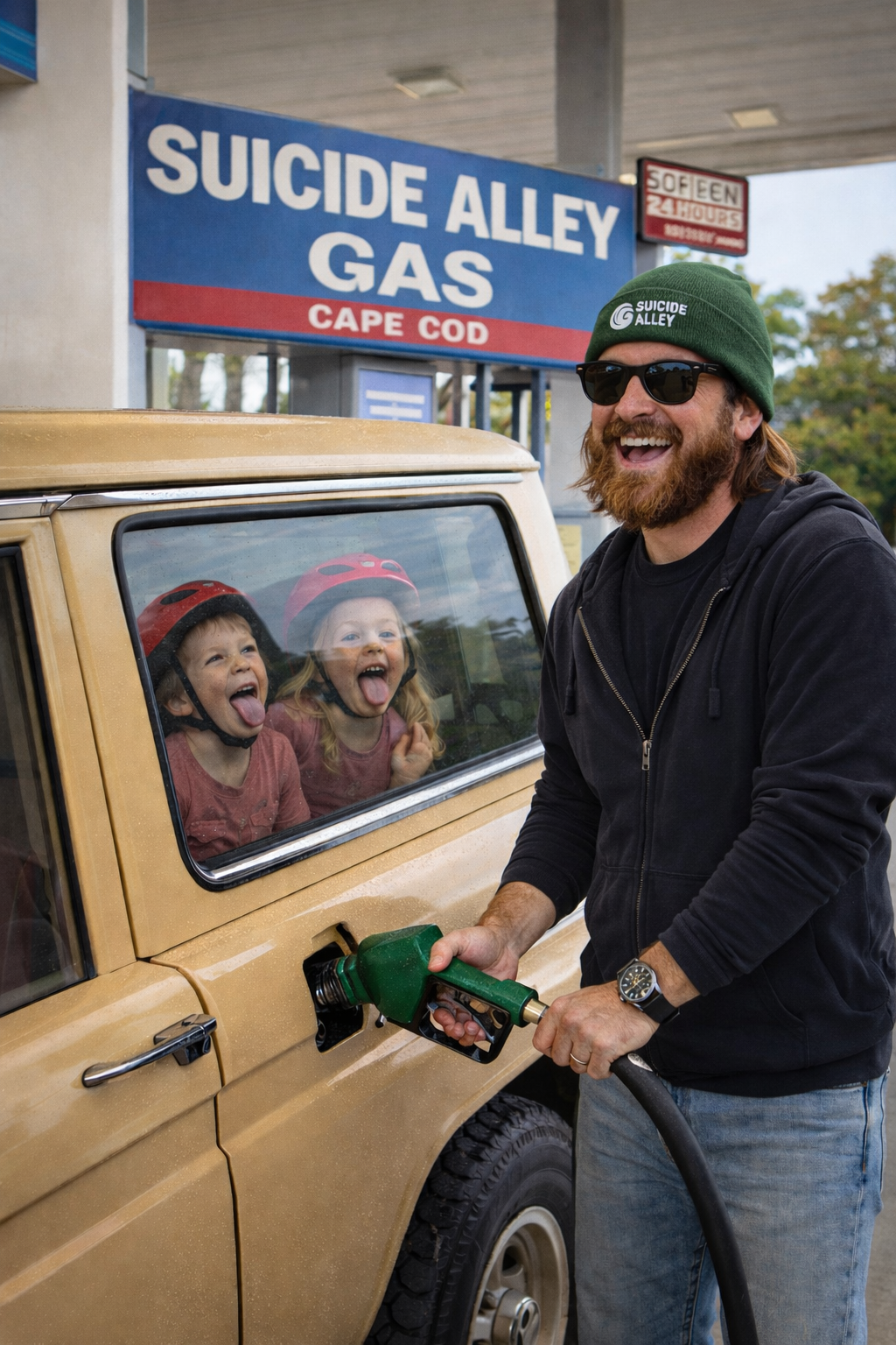 Suicide Alley Logo Embroidered Beanie