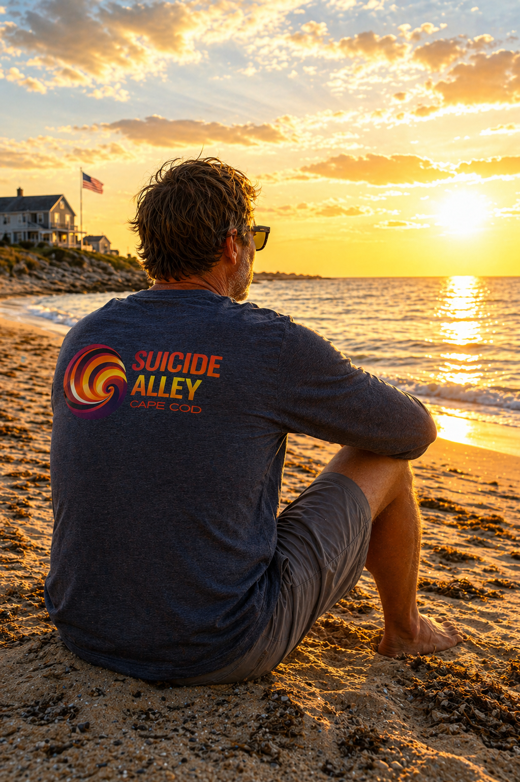 Suicide Alley Sunset Logo Unisex Long Sleeve Tee