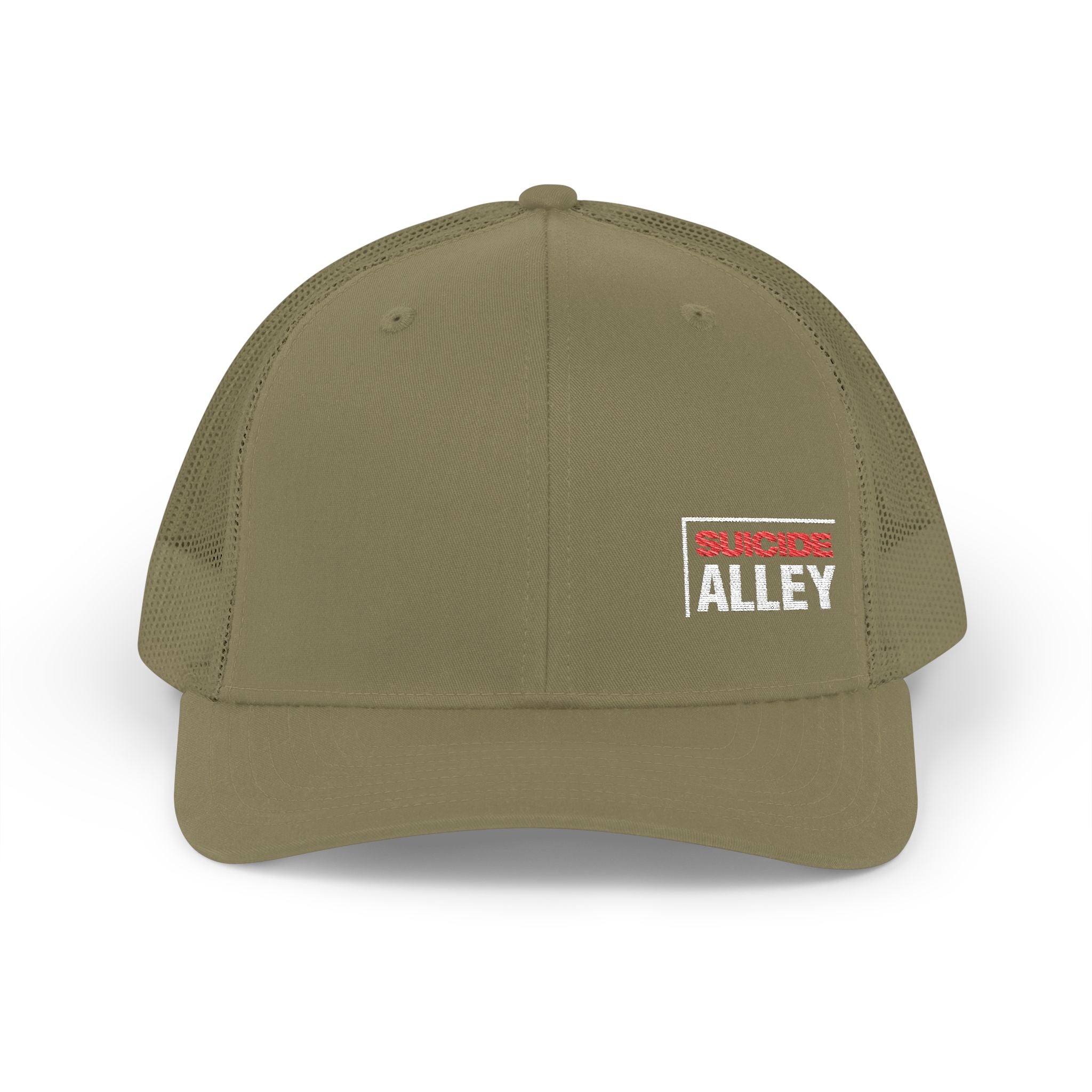Suicide Alley Vision Snapback Trucker Cap | Embroidered mesh trucker