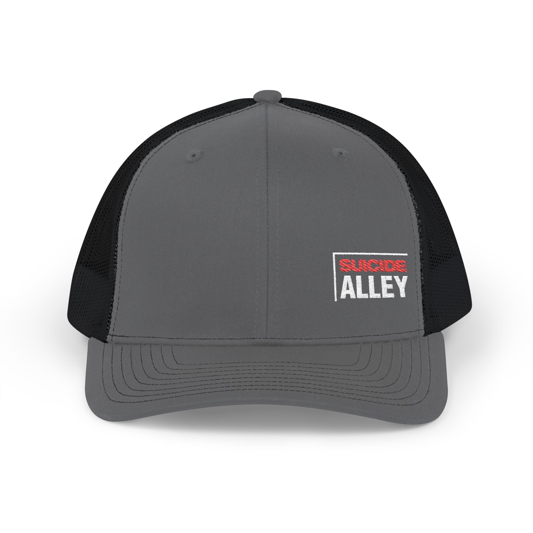 Suicide Alley Vision Snapback Trucker Cap | Embroidered mesh trucker