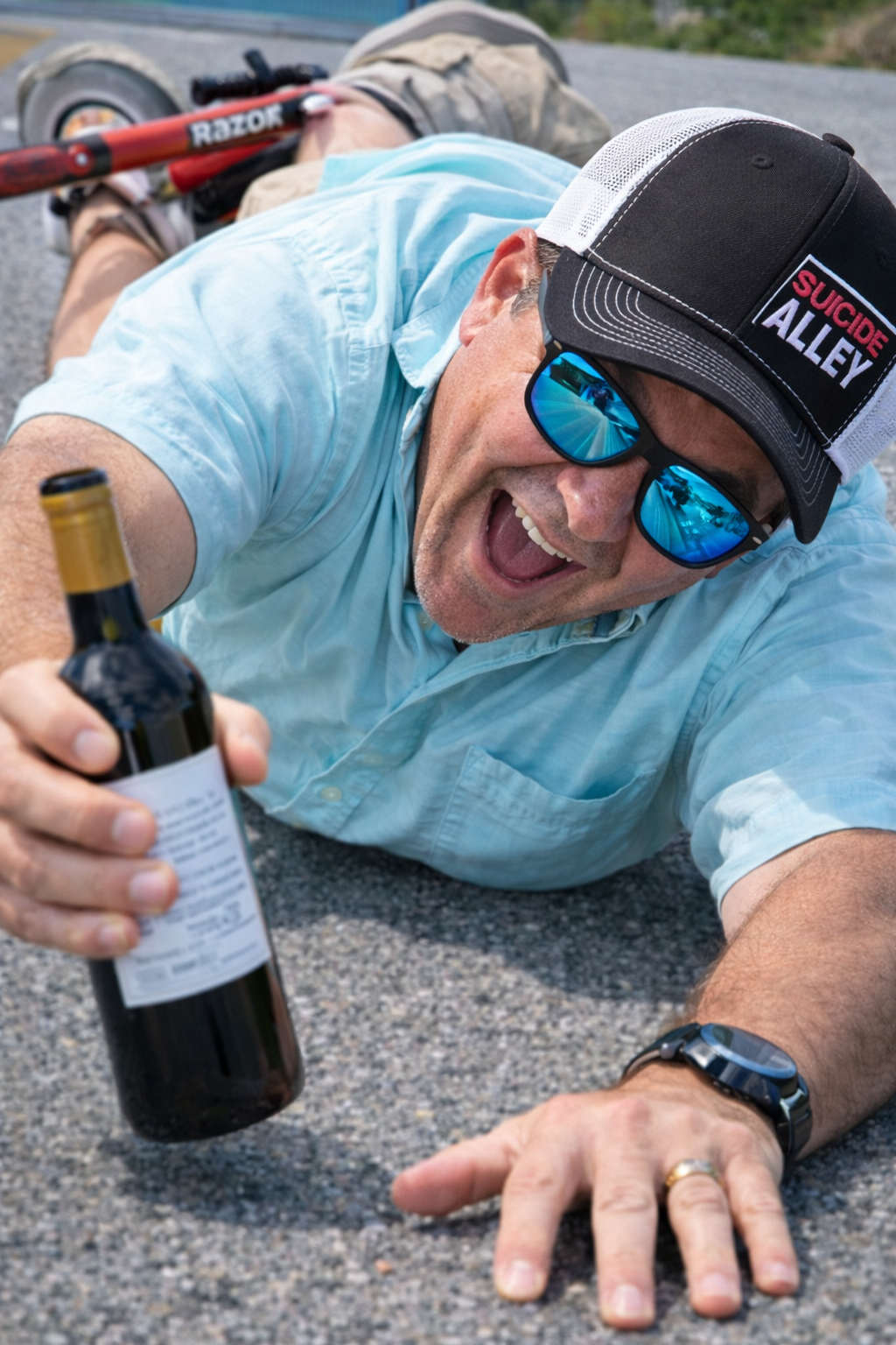 Suicide Alley Vision Snapback Trucker Cap | Embroidered mesh trucker