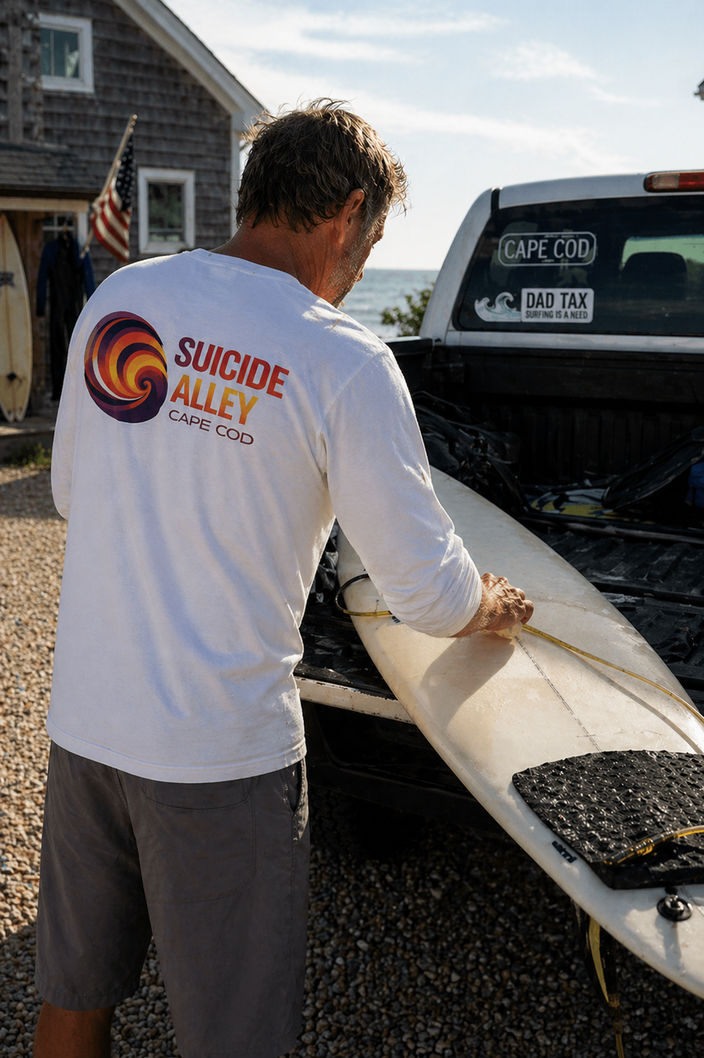 Suicide Alley Sunset Logo Unisex Long Sleeve Tee