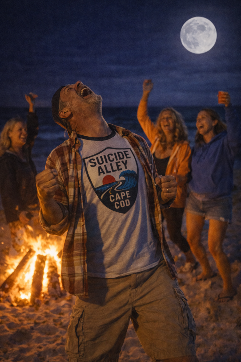 Suicide Alley Plaque Unisex Ringer T-shirt