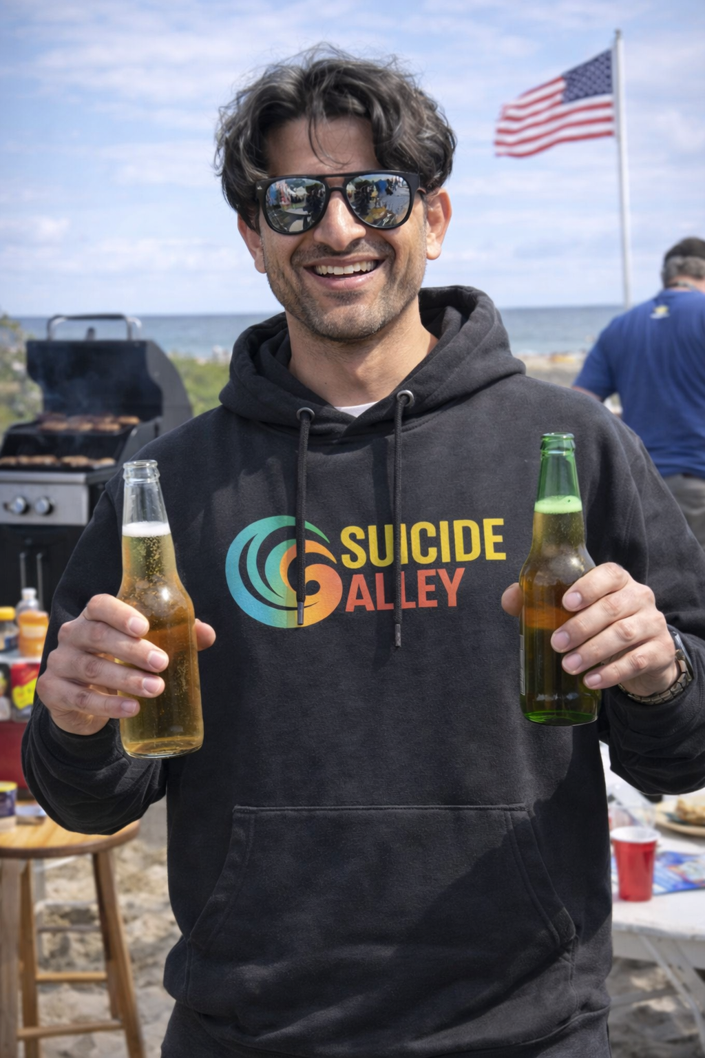 Suicide Alley Spring Logo Unisex Hooded Sweatshirt