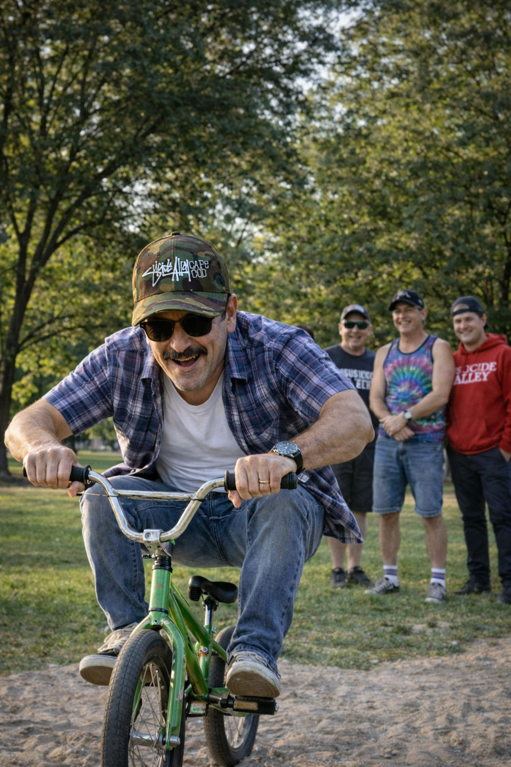 Suicide Alley Marker Logo Dad hat