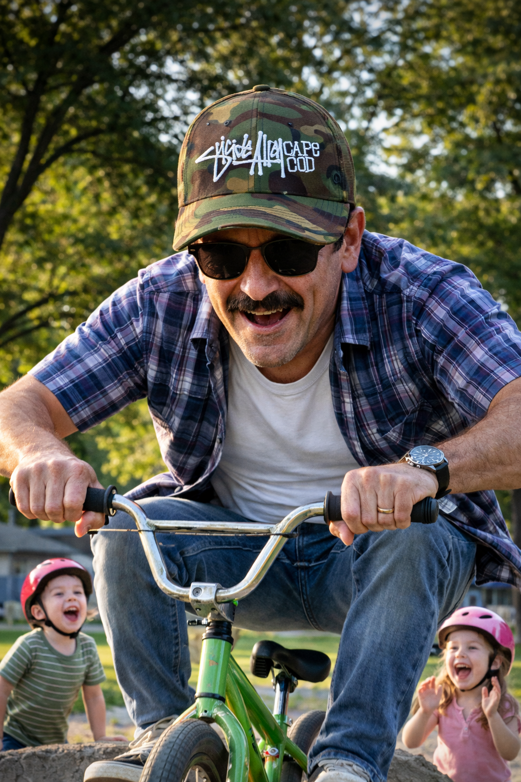 Suicide Alley Marker Logo Dad hat